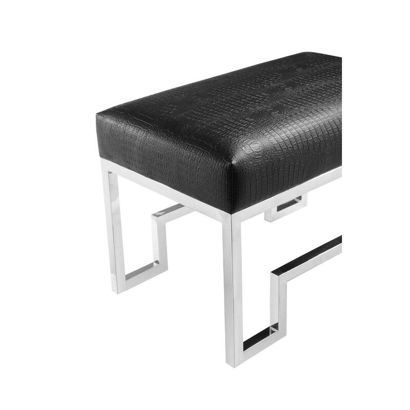 Bronson Stool Silver