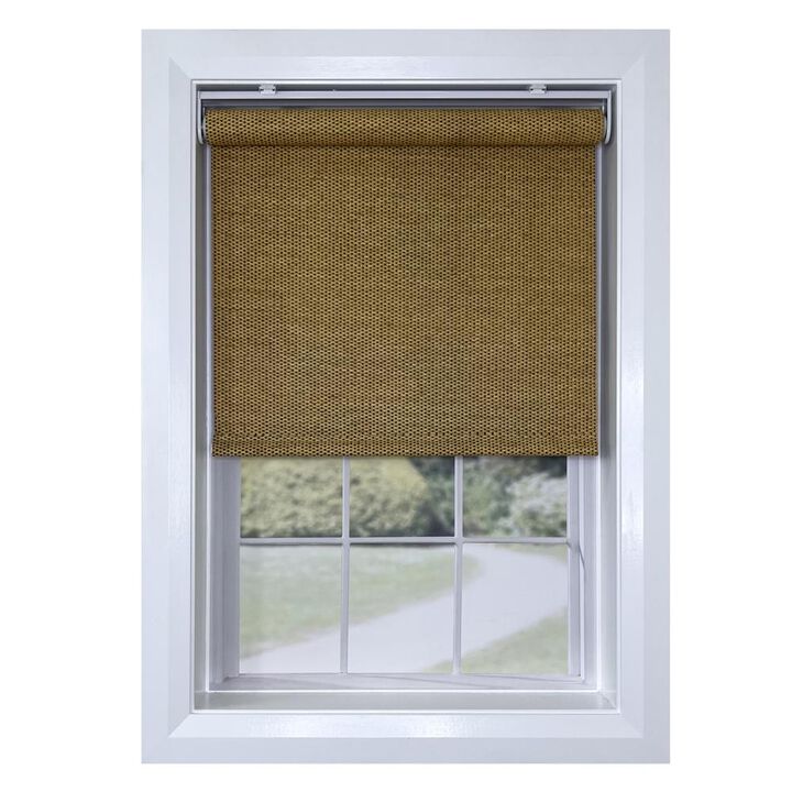 Versailles Marcellus Cordless Roman Light Filtering Shades For Windows Insides/Outside Mount 27" x 72" Sand