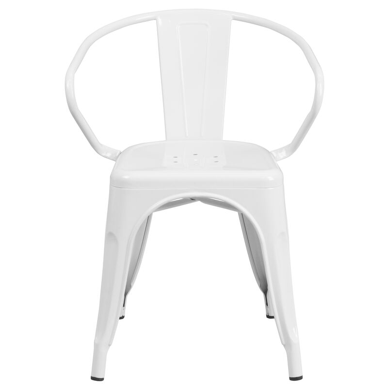Metal Colorful Restaurant Chairs