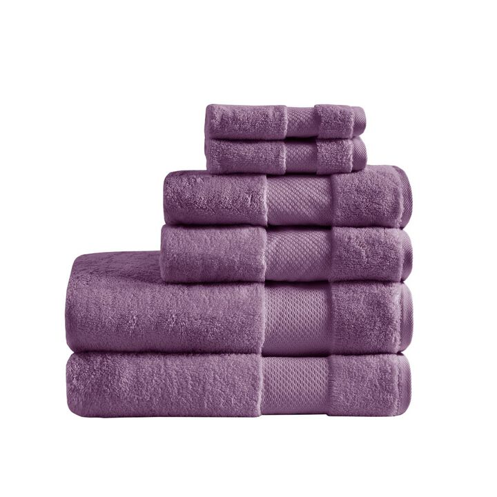 Gracie Mills Thalia 6-Piece 600gsm Turkish Cotton Bath Towel Set