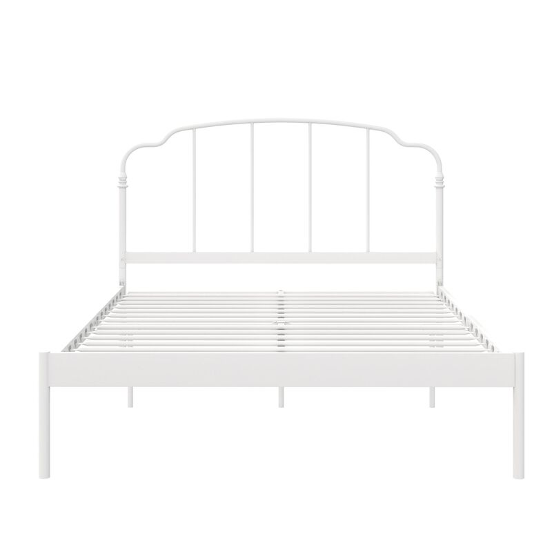 Camie Metal Bed, Full, White