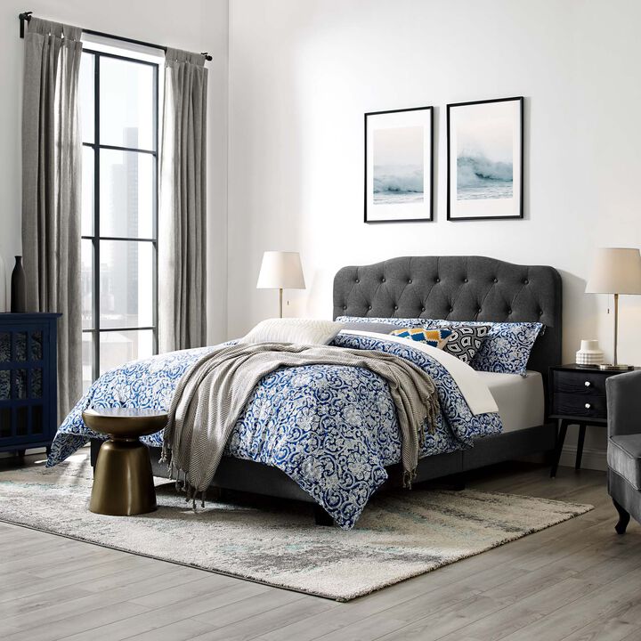 Modway - Amelia King Upholstered Fabric Bed