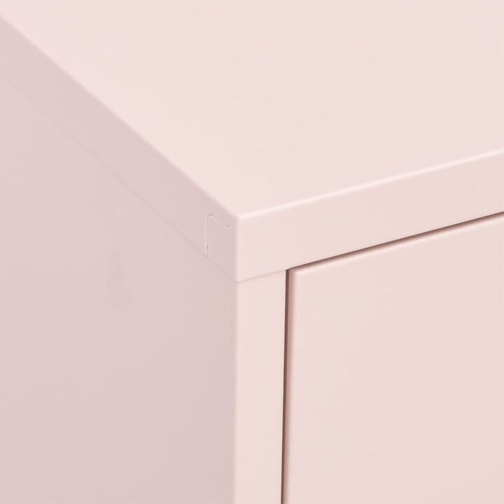 vidaXL Storage Cabinet 31.5"x13.8"x40" Steel
