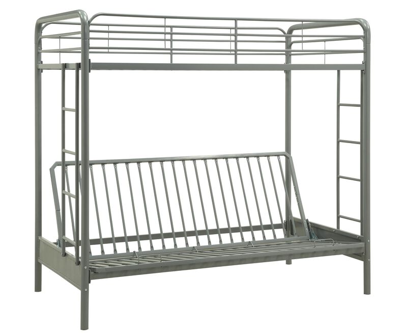 Atwater Living Metal Twin Over Futon Bunk Bed