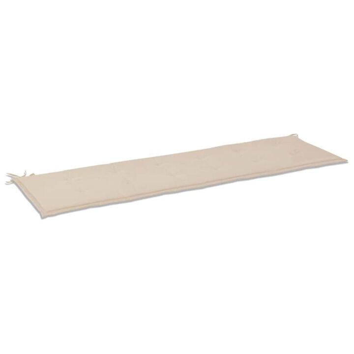 vidaXL Garden Bench Cushion Cream 70.9"x19.7"x1.18"