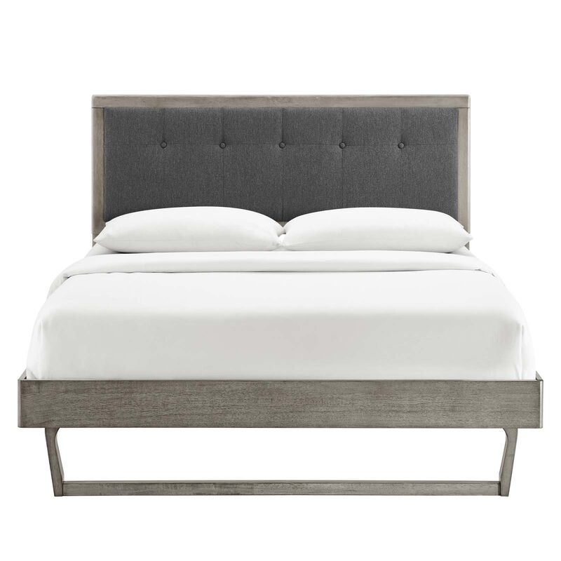 Modway - Willow Queen Wood Platform Bed with Angular Frame