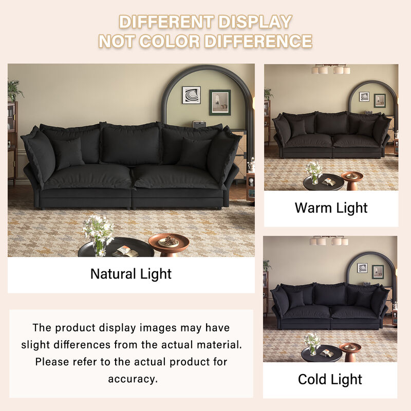 Merax Modern Comfy Upholstered Sofa Cloud Couch