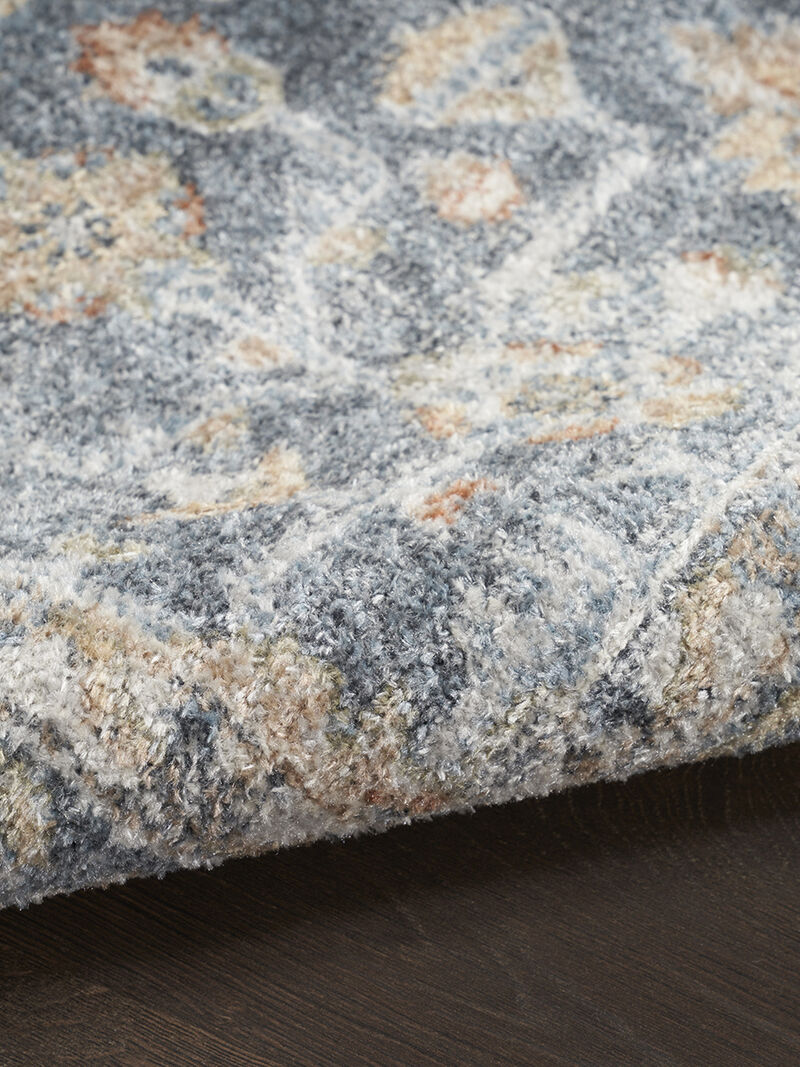 Astra Machine Washable ASW11 Gray/Gold 9' x 12' Rug