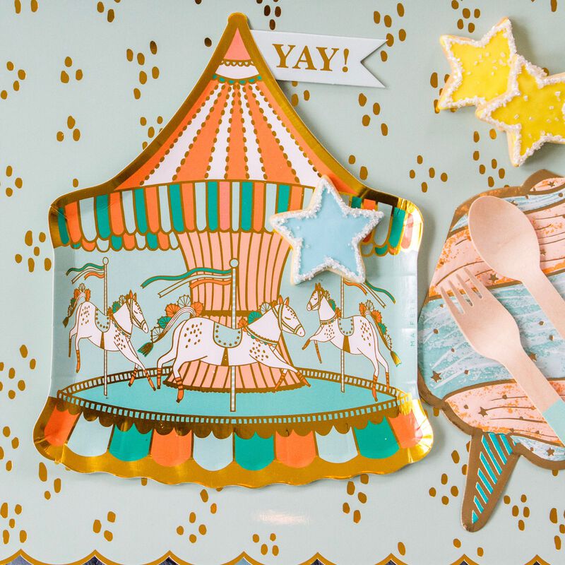 Ma Fete  Fun Fair Paper Placemats (Pack of 8)