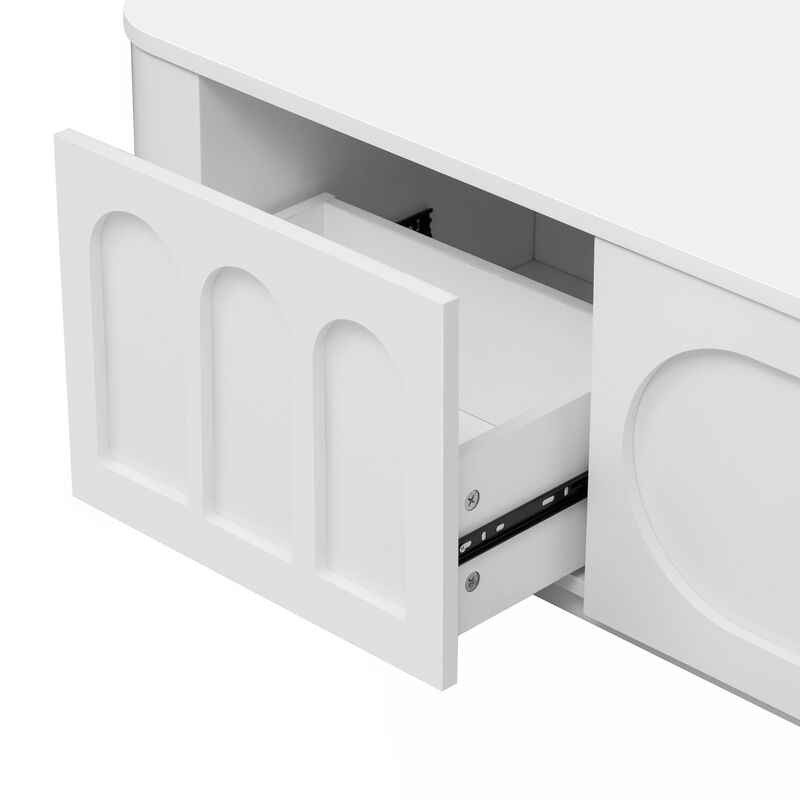 Merax Modern Media Console Cabinet  TV Stand