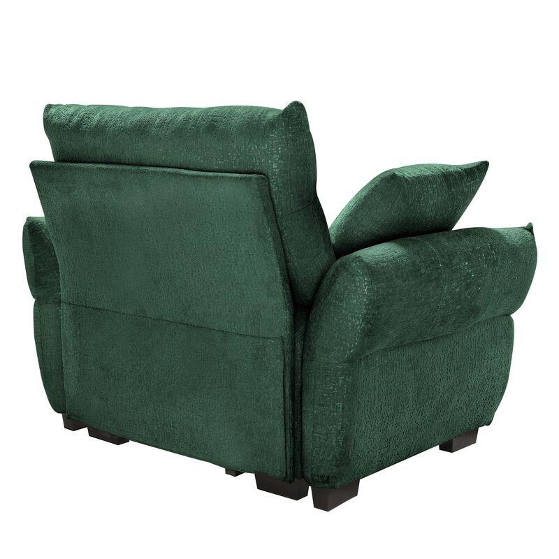 Merax Chenille Ergonomic  1- Seat Single Sofa for Living Room