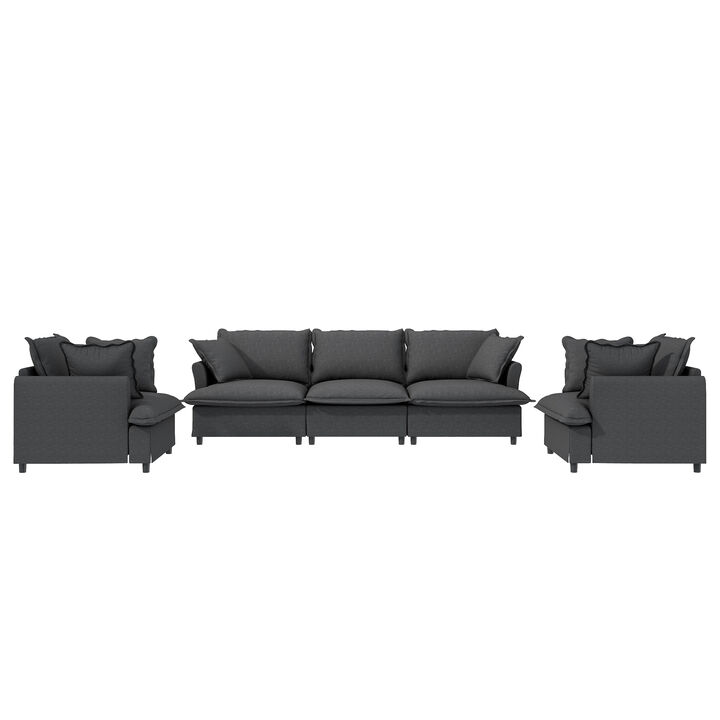 Merax 5 Seat Indoor Furniture Sofa Set