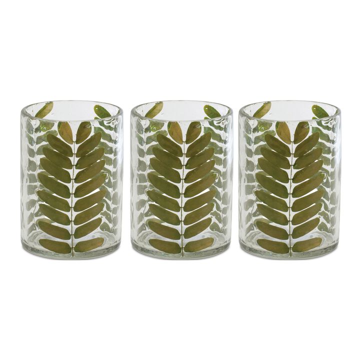 Set of 3 Votive Holders for Elegant Candle Lighting and Home Décor