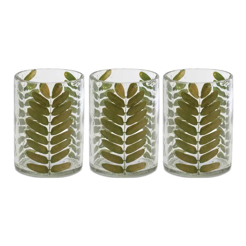 Set of 3 Votive Holders for Elegant Candle Lighting and Home Décor