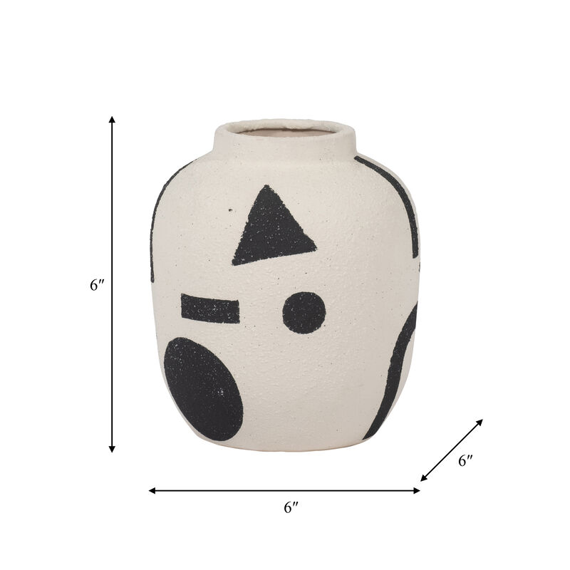 6" Funky Bulbous Vase