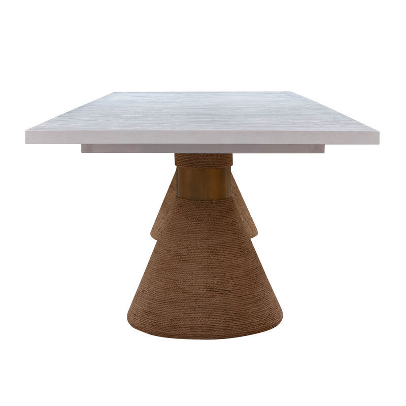 Rishi Black Rope Rectangular Table