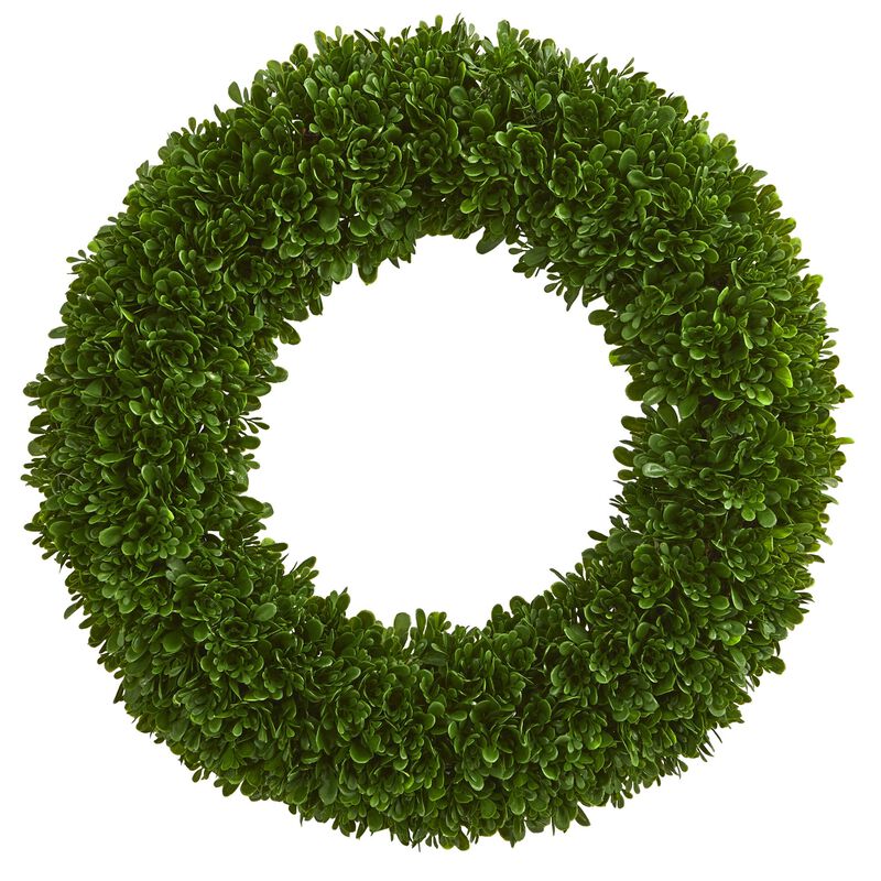Hivvago 19.5" Tea Leaf Wreath UV Resistant (Indoor / Outdoor)