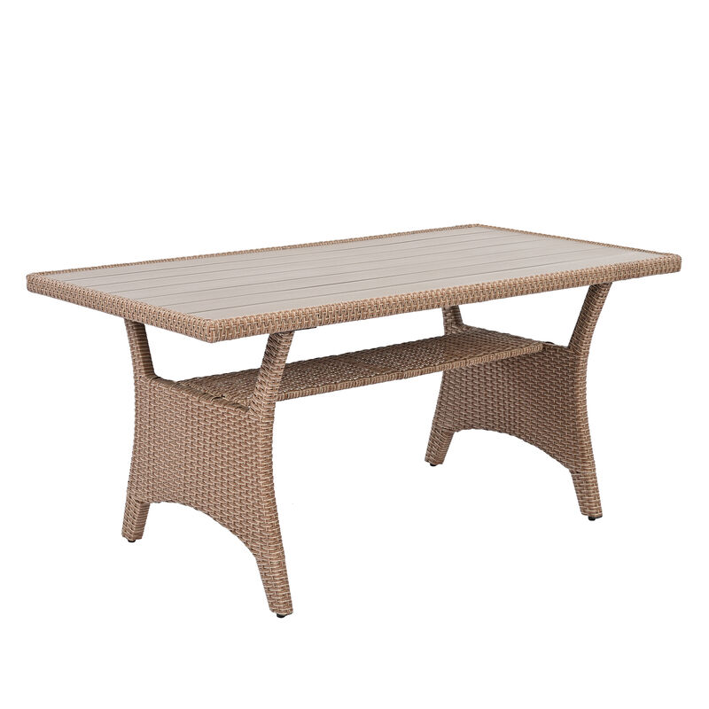 Merax Outdoor Rattan Wicker Seating Sofa Conversation Set
