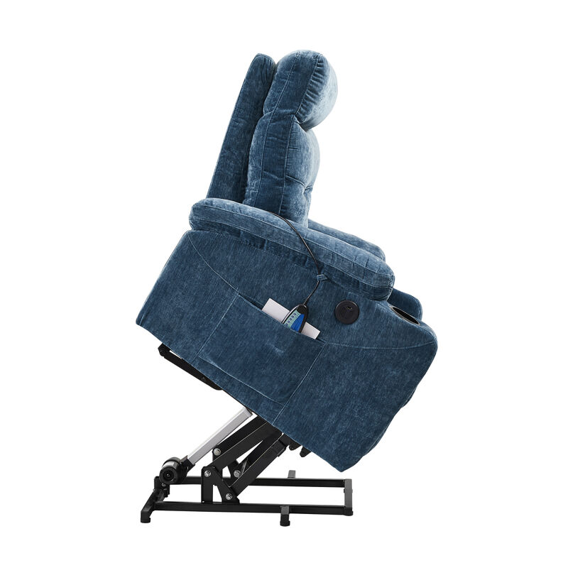 Electric Power Lift Recliner with Massage & Heat