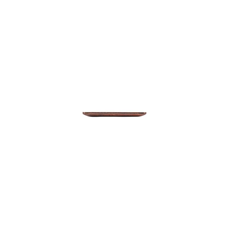 Turgla Composite 7" x 7" Square Brown Composite Plate (Set of 4)