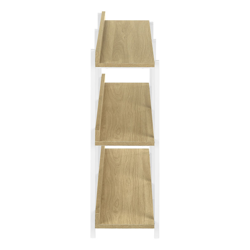 Monarch Specialties I 2222 Accent Table, Console, Entryway, Narrow, Sofa, Living Room, Bedroom, Metal, Laminate, Natural, White, Contemporary, Modern