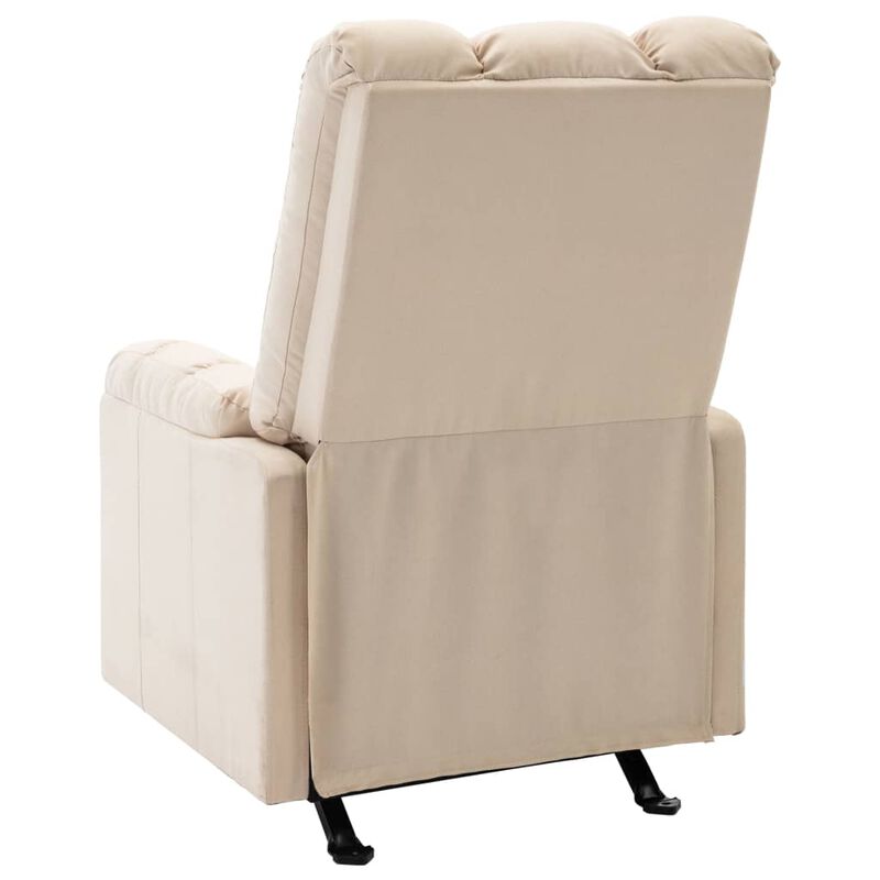 Recliner Cream Fabric