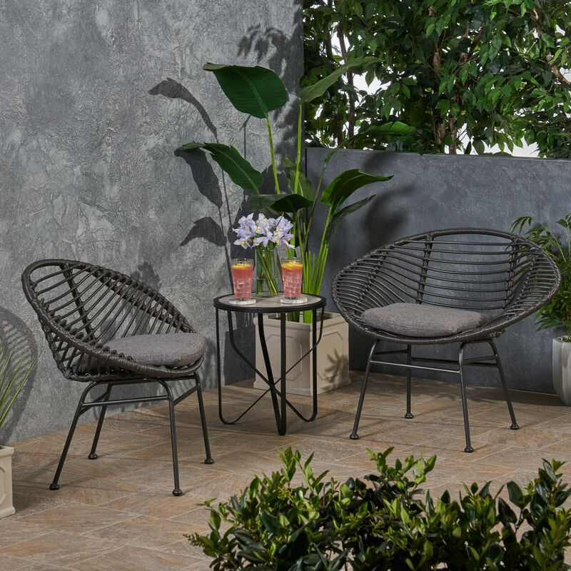 Merax Outdoor Basket Chair Set of 2