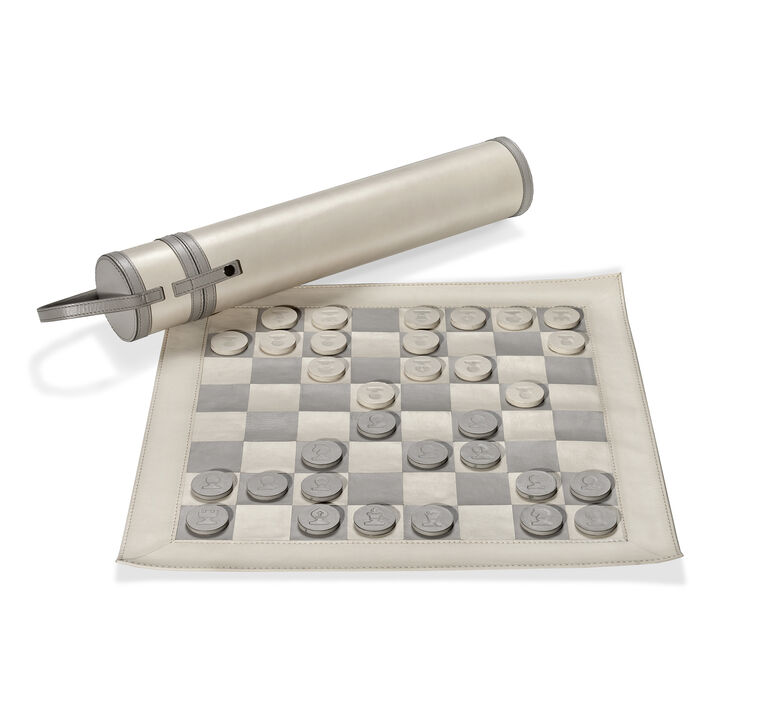 Grayson Chess Board & Case - Ivory