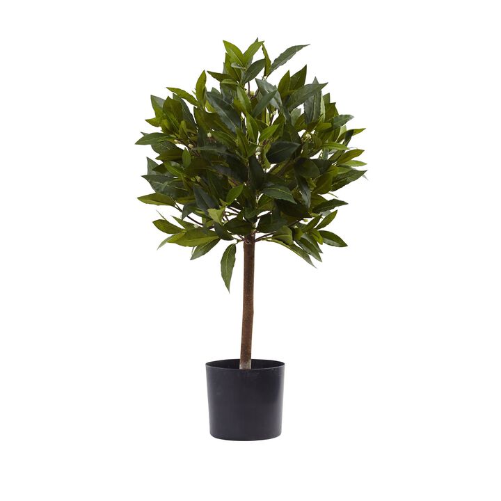 Hivvago 2 Feet Sweet Bay Mini Ball Topiary