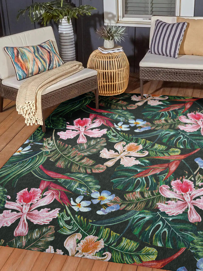 Tropics TC6 Black 3' x 5' Rug