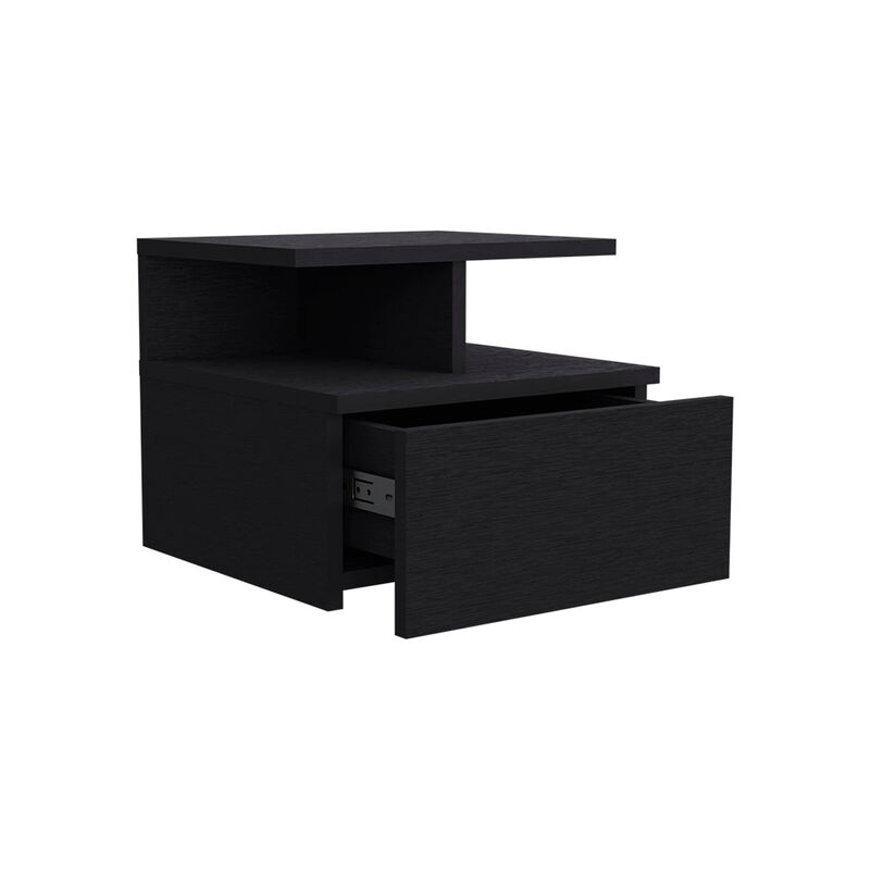 Nightstand Floating Flopini, Bedroom, Black