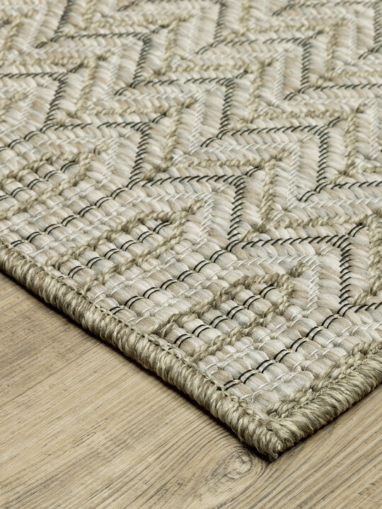 Tortuga 7'10" x 10' Beige Rug