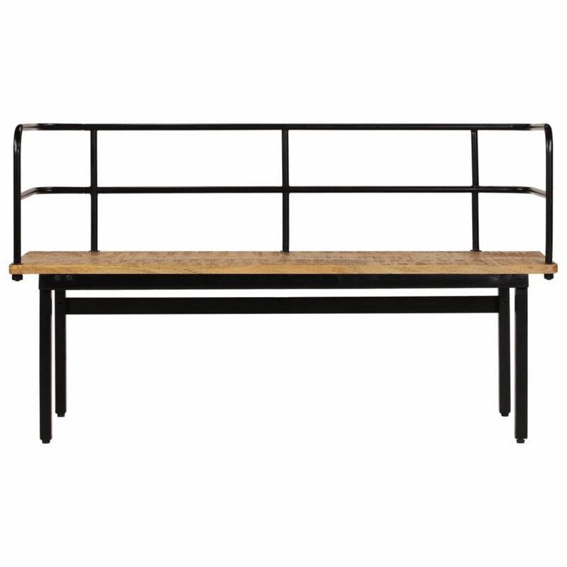 vidaXL Bench 47.2"x15.7"x27.6" Solid Mango Wood