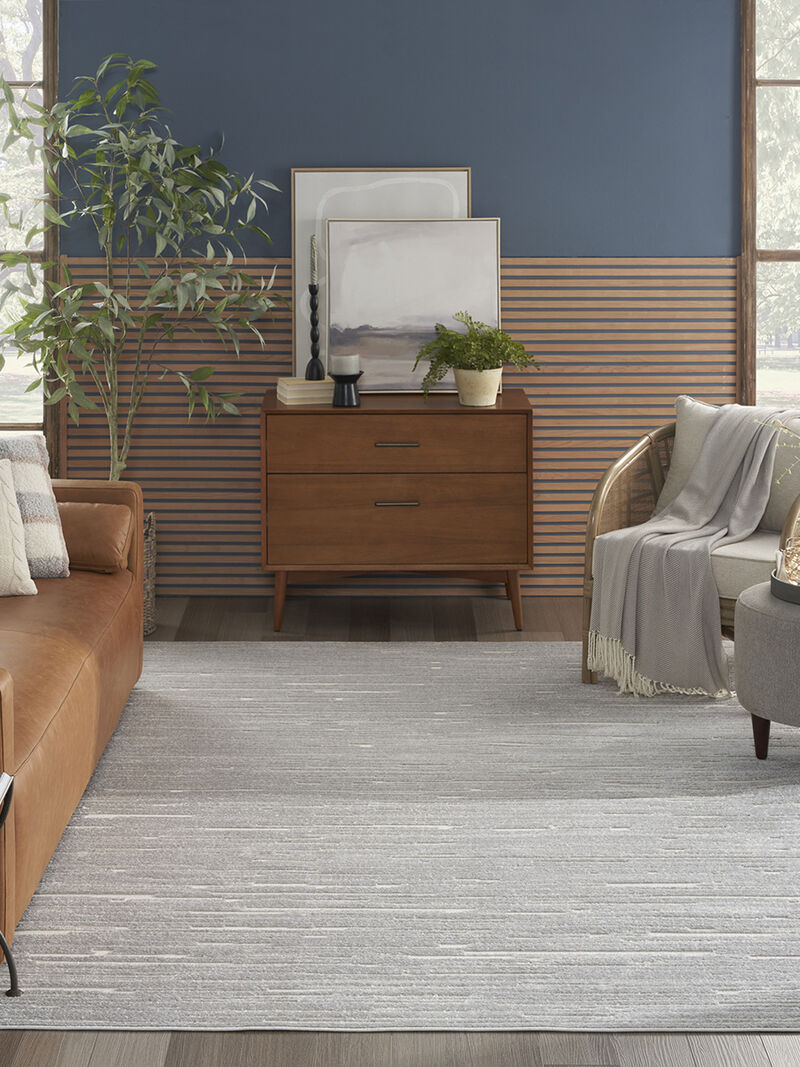 Care Free CAF04 Light Gray 7'10" x 9'10" Rug