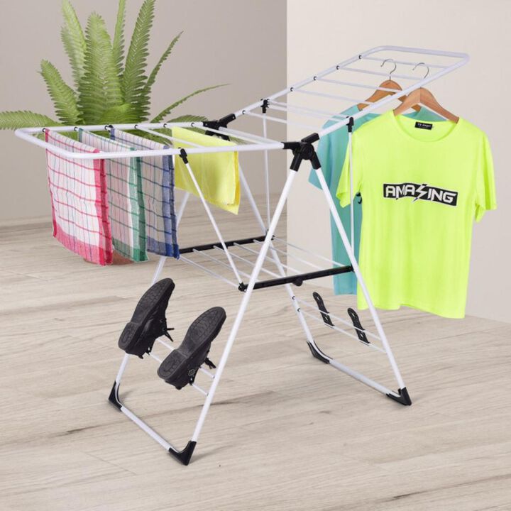Hivvago Portable Laundry Clothes Storage Drying Rack