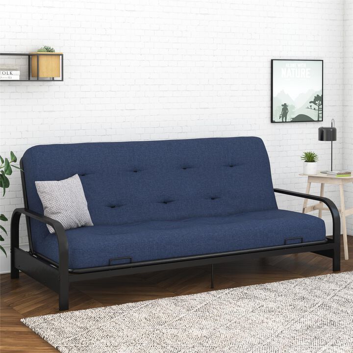Atwater Living Bria 8" Independently Encased Coil Futon Mattress, Polyester Linen, Full