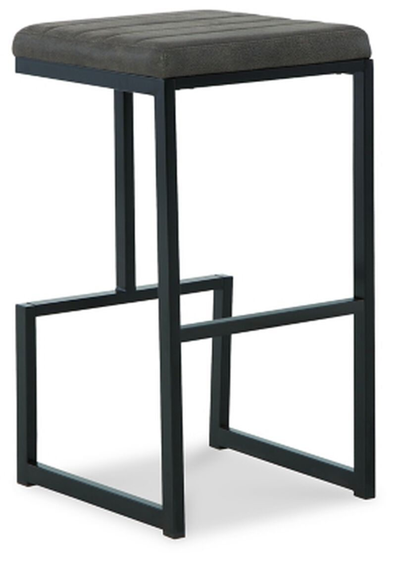 Strumford Contemporary Barstool in Gray