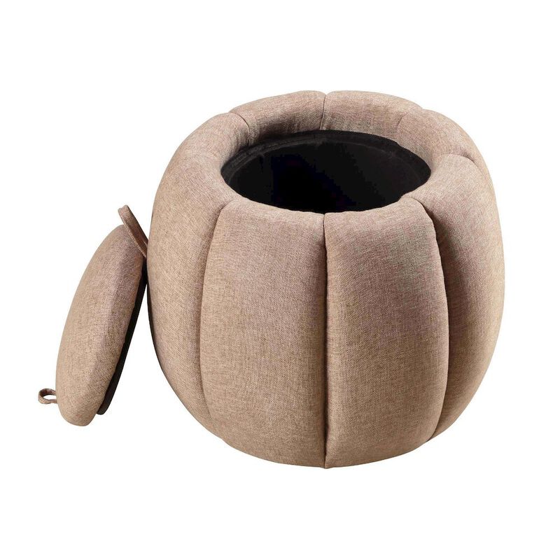 Convenience Concepts Designs4Comfort Daisy Storage Ottoman with Reversible Tray Lid