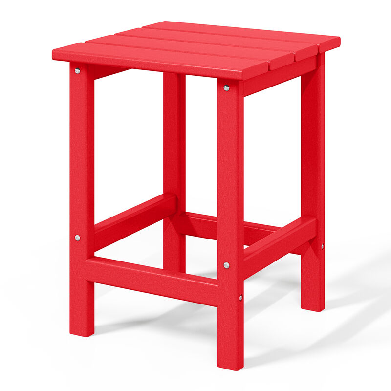WestinTrends Westintrends 14" square outdoor Side table for Adirondack chair