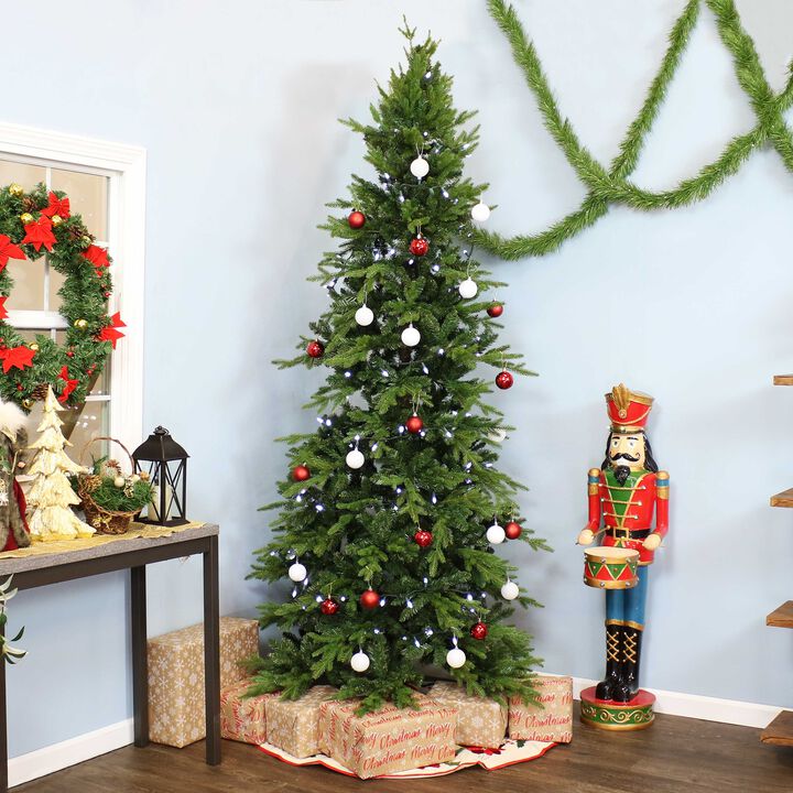 Sunnydaze Slim and Stately Indoor Unlit Artificial Christmas Tree - 6 ft
