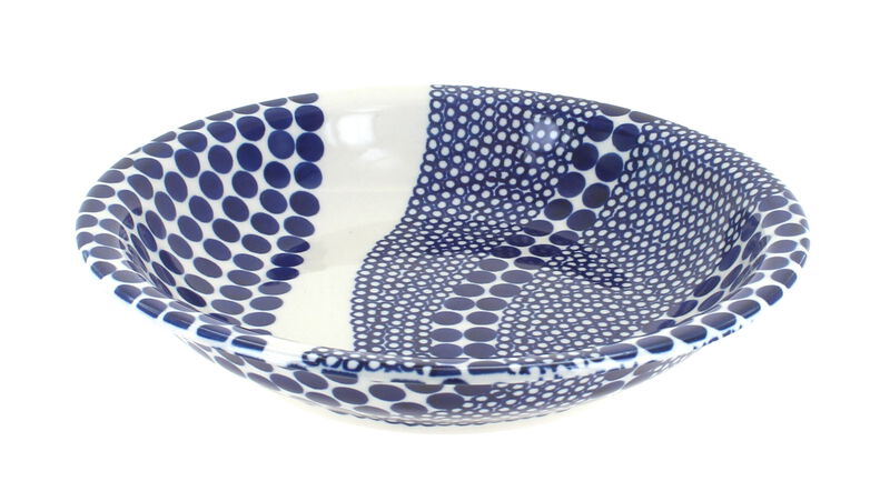 Blue Rose Polish Pottery Zara Soup Plate