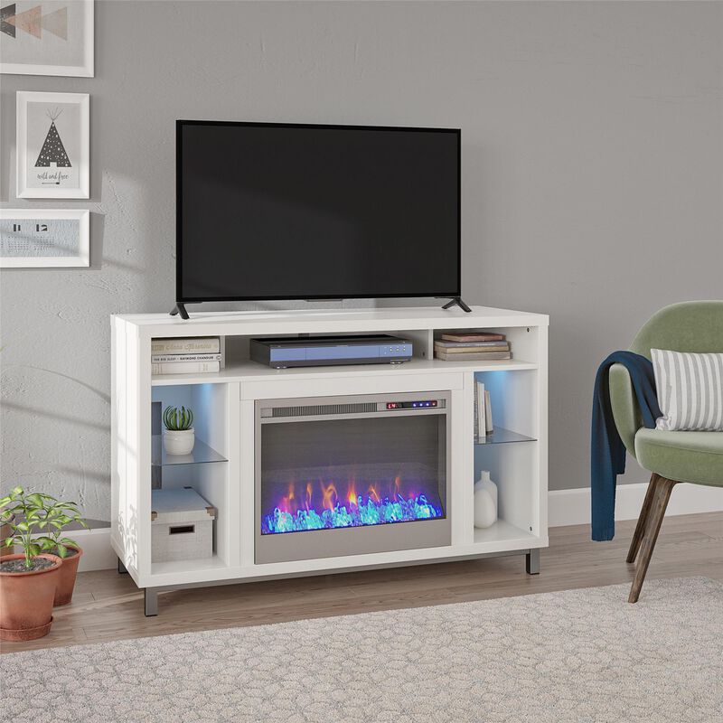Ameriwood Home Lumina Fireplace TV Stand for TVs up to 48"