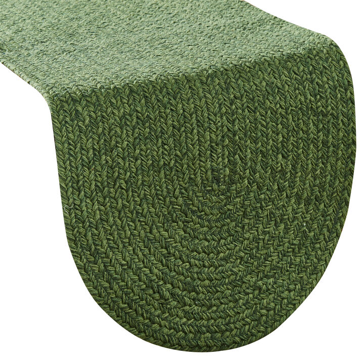 Park Designs Basil Spice Bin Braided Table Runner 15" X 54"