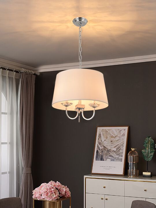 Pasargad Home Azure Collection Metal & Glass Chandelier Lights