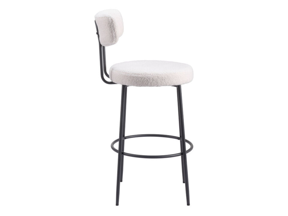 Blanca Barstool (Set of 2) Ivory