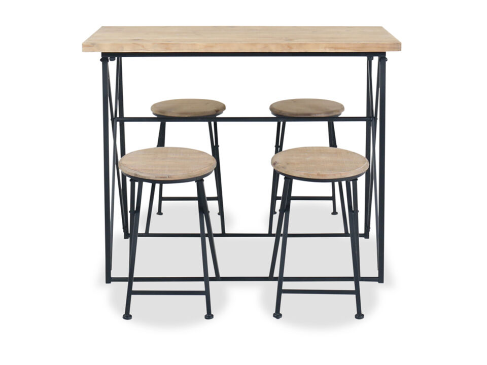 Foldable Table with Stools