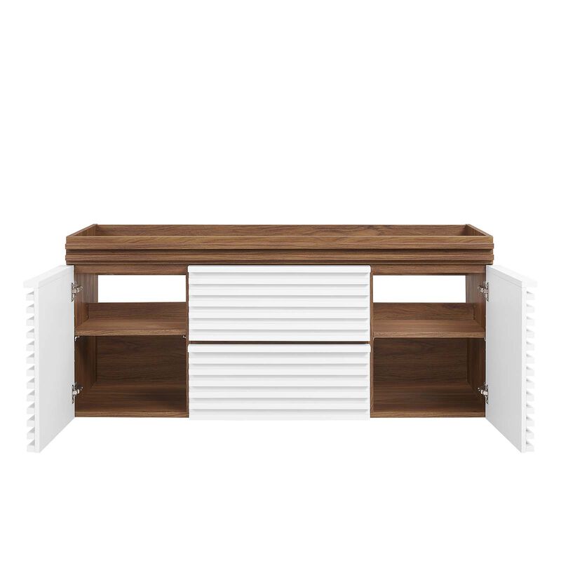 Render 48" Wall-Mount Bathroom Vanity Cabinet