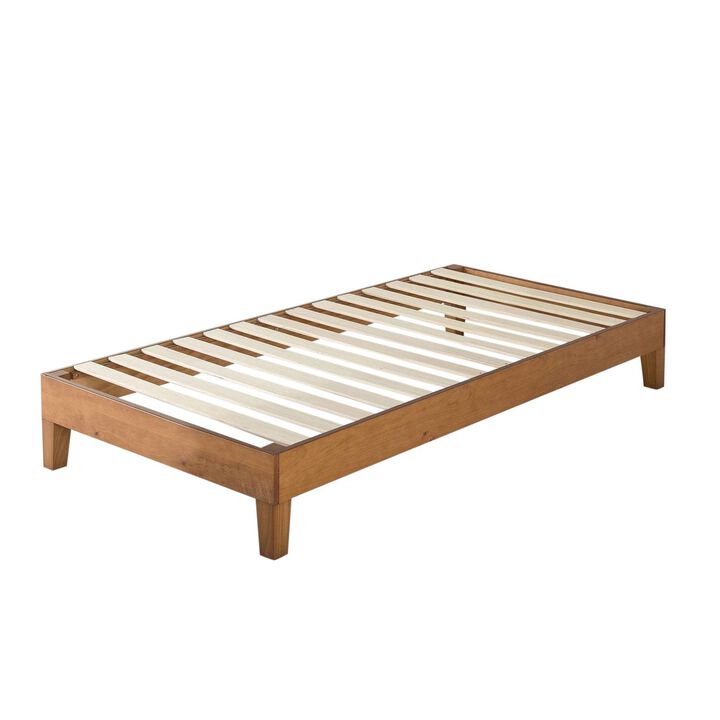 Sleek Modern Solid Wood Platform Bed Frame for Stylish Bedroom Design