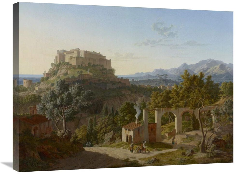 Landscape with the Castle of Massa di Carrara-Canvas Art-32x24