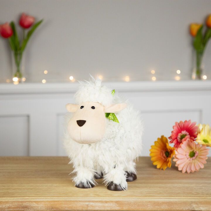Bouncing Sheep Table Top Easter Figure - 8.25"